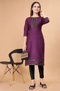 Beautiful Cotton Embroidered Kurtas For Women-thumb4