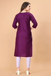 Beautiful Cotton Hot Fix Stone Work Kurtas For Women-thumb1