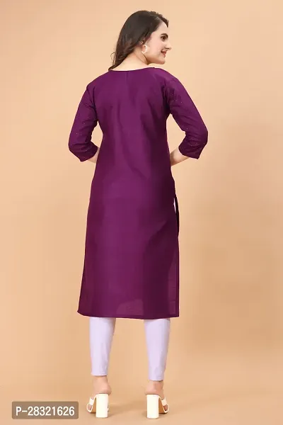 Beautiful Cotton Hot Fix Stone Work Kurtas For Women-thumb2