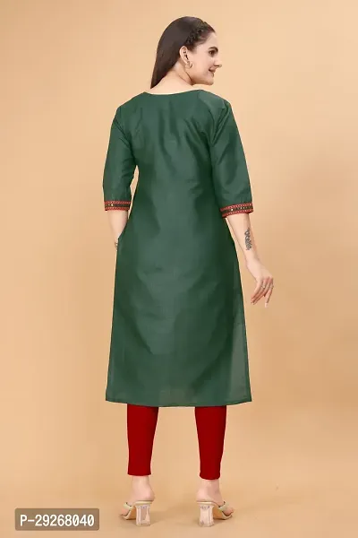 Beautiful Cotton Embroidered Kurtas For Women-thumb4