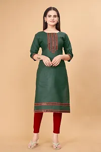 Beautiful Cotton Embroidered Kurtas For Women-thumb1