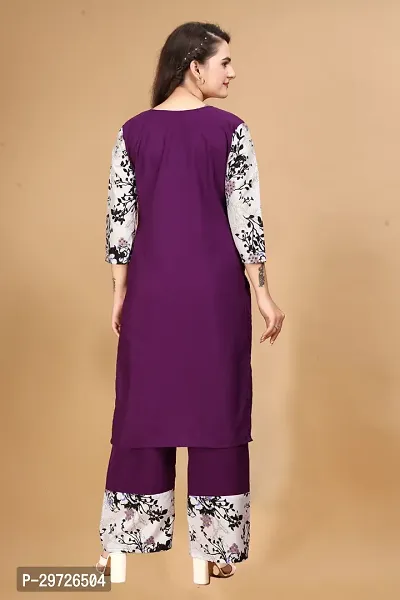 Stylish Crepe Printed Kurtas Women-thumb4