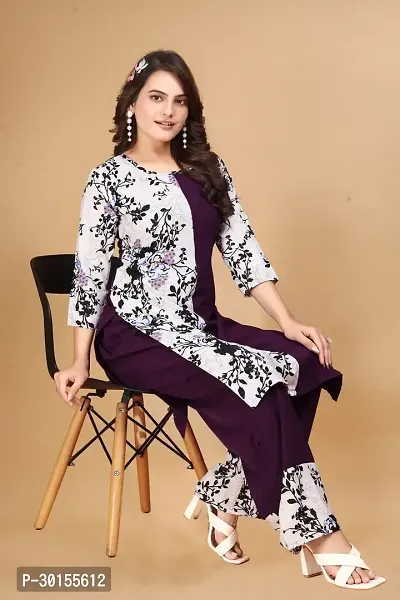 Traditional Straight Printed Kurta set