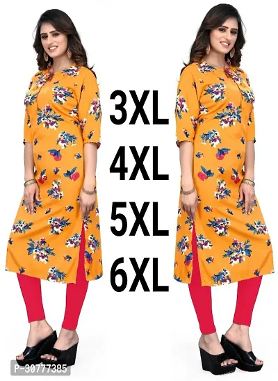 Trendy Crepe Floral Print Kurta For Women