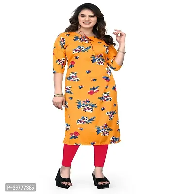 Trendy Crepe Floral Print Kurta For Women-thumb5