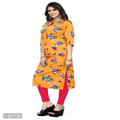 Trendy Crepe Floral Print Kurta For Women-thumb2