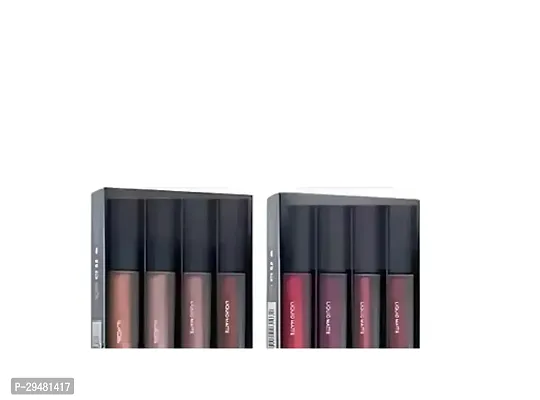 Waterproof Matte Mini Liquid Lipstick  Pack of 2 Sets