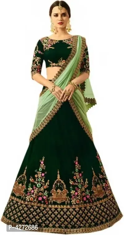 Buy online Embroidered Semi-stitched Lehenga Choli With Dupptta from ethnic  wear for Women by Readiprint Fashions for ₹4729 at 65% off | 2024  Limeroad.com