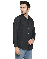 BLACK MERRY Full Sleeve Solid shirt-thumb4