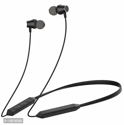 Stylish Black In-ear Bluetooth Wireless Headphones With Microphone-thumb0