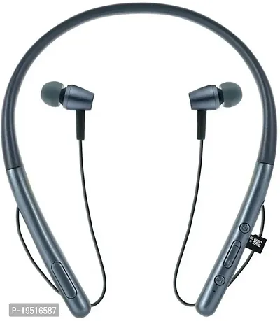 Stylish Grey In-ear Bluetooth Wireless Headphones With Microphone