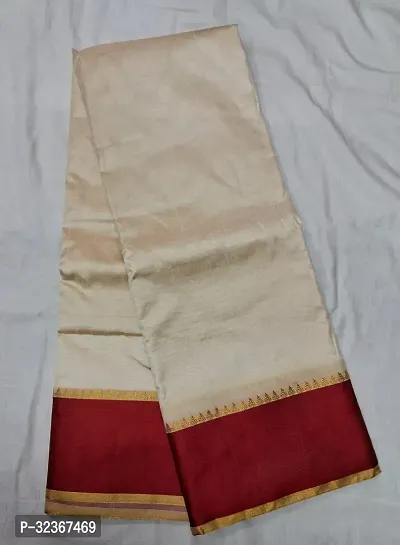 Stylish Art Silk Saree with Blouse piece-thumb2