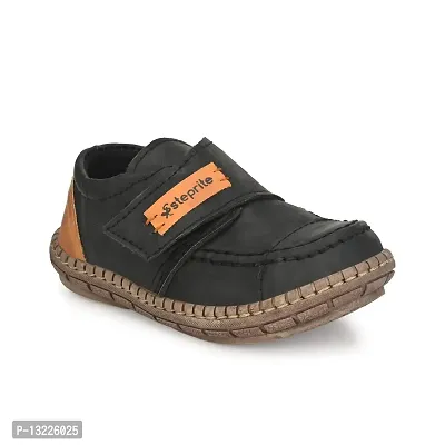 Steprite Kids Boys Fashion Shoes Black