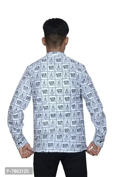 Trendy Cotton Blend Shirt for Men-thumb4