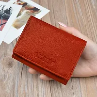 ABYS Genuine Leather Light Brown Card Holder||ATM Card Case for Men  Women (8548LB-A)-thumb2