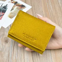 ABYS Genuine Leather Yellow Card Holder||ATM Card Case for Men  Women (8548YL-A)-thumb2