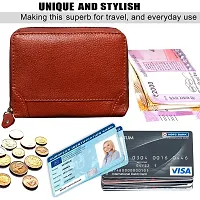 ABYS Genuine Leather Credit Card Holder for Men  Women (Bombay Brown)-thumb3