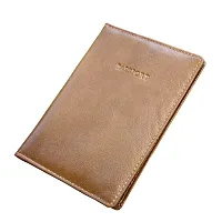 ABYS Genuine Leather Tan Passport Case||Passport Cover for Men  Women-thumb2