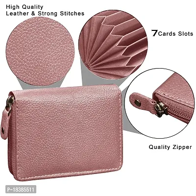 ABYS Genuine Leather Wallet for Women (Pink_8125PN-BB)-thumb5