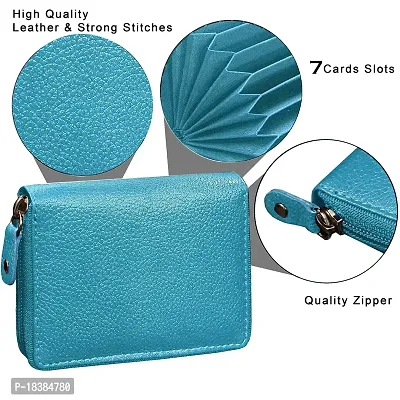 ABYS Genuine Leather Wallet for Women (Sky Blue_8125SKBL-BB)-thumb5