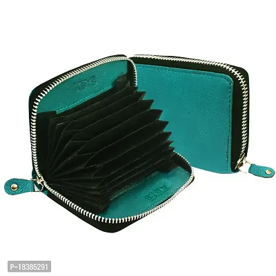 ABYS Genuine Leather Wallet for Women (Teal_8125TL)-thumb0