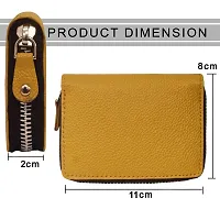 ABYS Genuine Leather Wallet for Women (Yellow_8125YL-BB)-thumb1