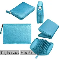 ABYS Genuine Leather Wallet for Women (Sky Blue_8125SKBL-BB)-thumb3