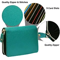 ABYS Genuine Leather Wallet for Women (Teal_8125TL)-thumb3