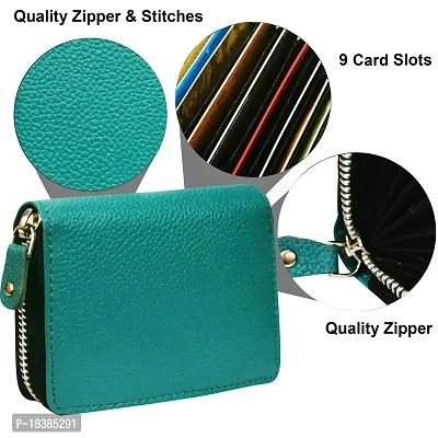 ABYS Genuine Leather Wallet for Women (Teal_8125TL)-thumb4