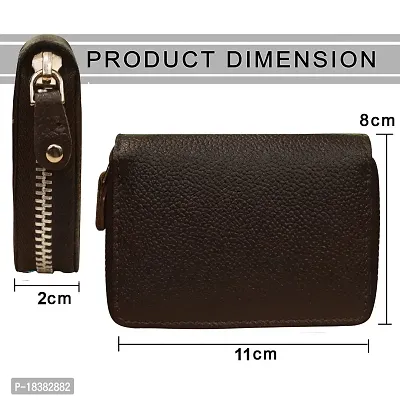 ABYS Genuine Leather Wallet||Card Holder for Women (8125) (Coffee Brown)-thumb2
