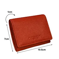 ABYS Genuine Leather Light Brown Card Holder||ATM Card Case for Men  Women (8548LB-A)-thumb4