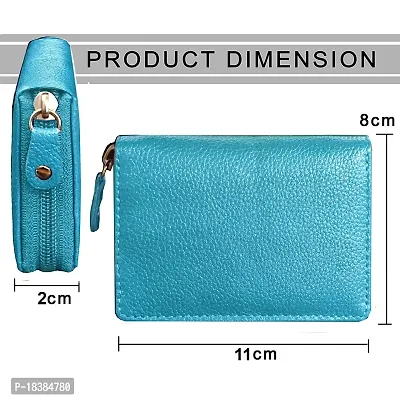 ABYS Genuine Leather Wallet for Women (Sky Blue_8125SKBL-BB)-thumb3