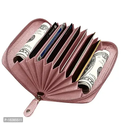 ABYS Genuine Leather Wallet for Women (Pink_8125PN-BB)-thumb2