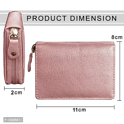 ABYS Genuine Leather Wallet for Women (Pink_8125PN-BB)-thumb3