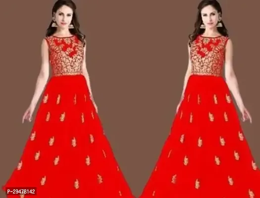 Wedding Gown Red For Women Pack of 2