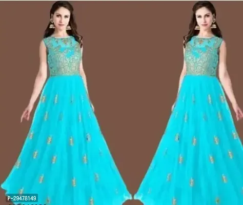 Wedding Gown Aqua Blue For Women Pack of 2