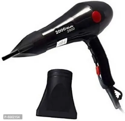 2000W Professional Hot and Cold Hair Dryers with 2 Switch speed setting And Thin Styling Nozzle,Diffuser, Hair Dryer, Hair Dryer For Men, Hair Dryer For Women (Black)-thumb0