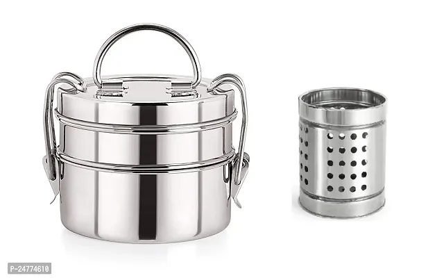 Ss Lunch Box - Cutlery Holder_Stainless Steel_Baking Tools And Accessories Pack Of 2-thumb0