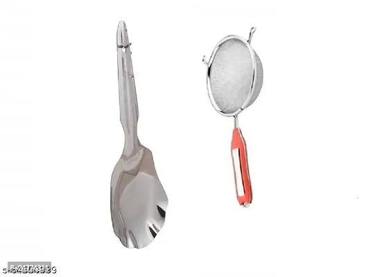 Rice Panja Palta - Soup_Stainless Steel_Baking Tools And Accessories Pack Of 2