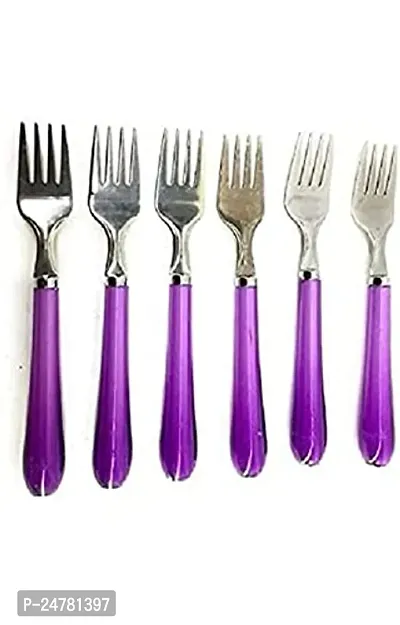 Handle Fork_Plastic_Meat Forks Pack Of 6-thumb0