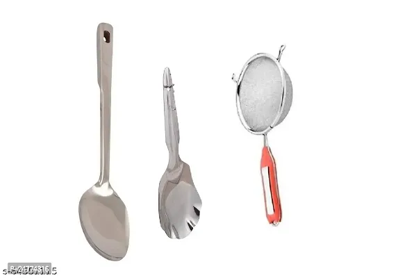 Paan - Rice Panja Palta - Soup_Stainless Steel_Baking Tools And Accessories Pack Of 3