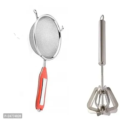 Soup - Ss Churner_Stainless Steel_Baking Tools And Accessories Pack Of 2