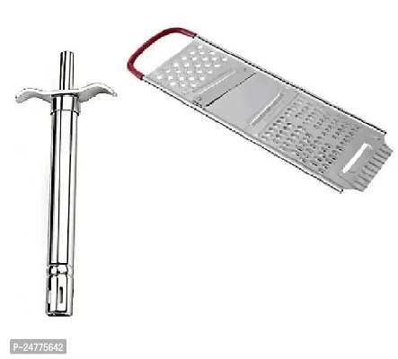 Gas Lighter-Red Chippser_Stainless Steel_Baking Tools And Accessories Pack Of 2