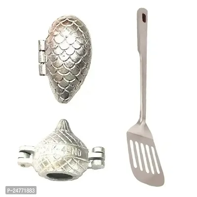 Momos-Modak-Egg Palta_Aluminium_Baking Tools And Accessories Pack Of 3