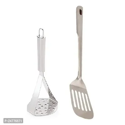 Big Masher-Egg Palta_Stainless Steel_Pressers And Mashers Pack Of 2-thumb0