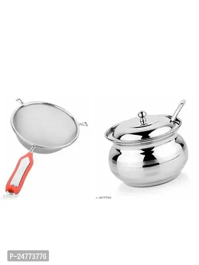 Soup - Ghee Pot_Stainless Steel_Baking Tools And Accessories Pack Of 2