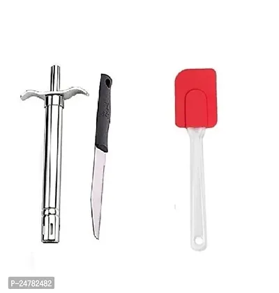 Lighter - Knife - Big Spatula Only_Stainless Steel_Kitchen Knives Pack Of 2-thumb0