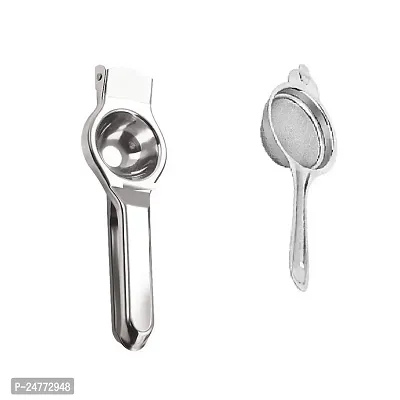 Lemon-Tea_Stainless Steel_Strainers And Sieves Pack Of 2-thumb0