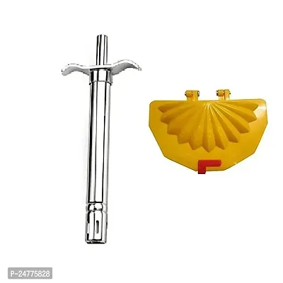 Gas Lighter-Plastic Gujiya_Stainless Steel_Baking Tools And Accessories Pack Of 2