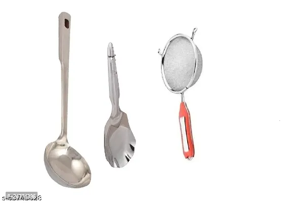 Chamcha - Rice Panja Palta - Soup_Stainless Steel_Baking Tools And Accessories Pack Of 3